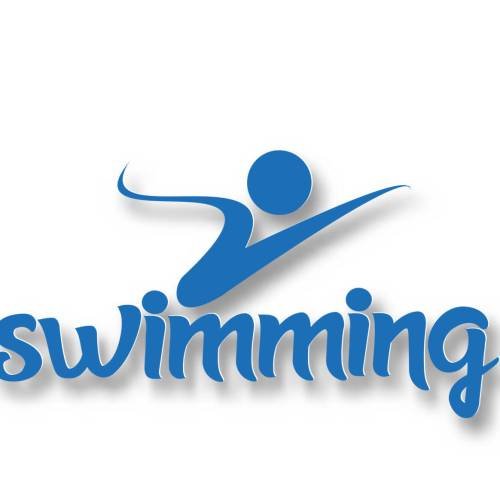 Swimming Concept logo vector symbol design.